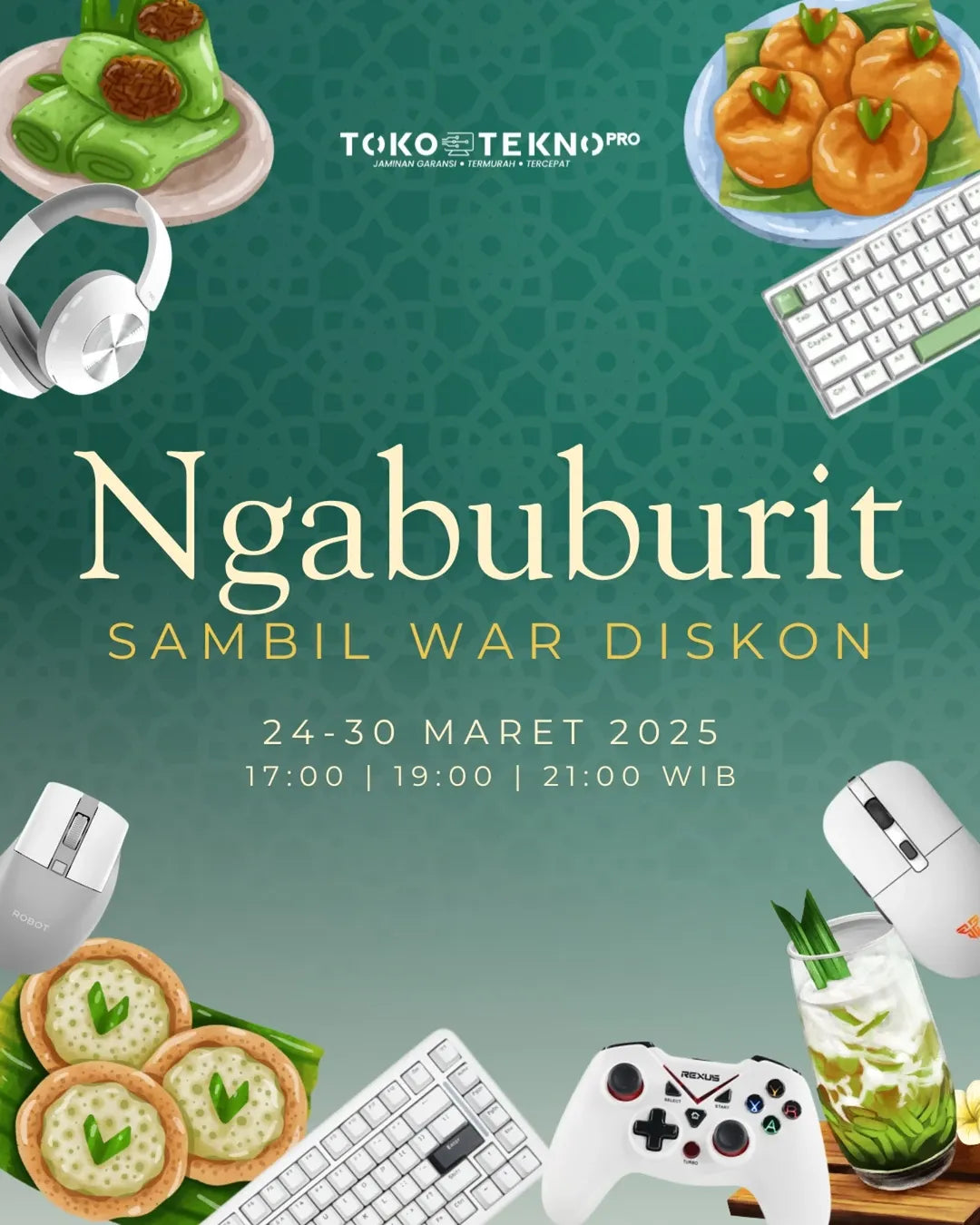 NGABUBURIT SAMBIL WAR DISKON?!