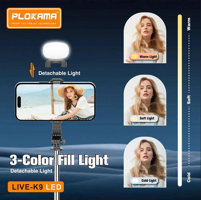 Tongsis K-9 LED