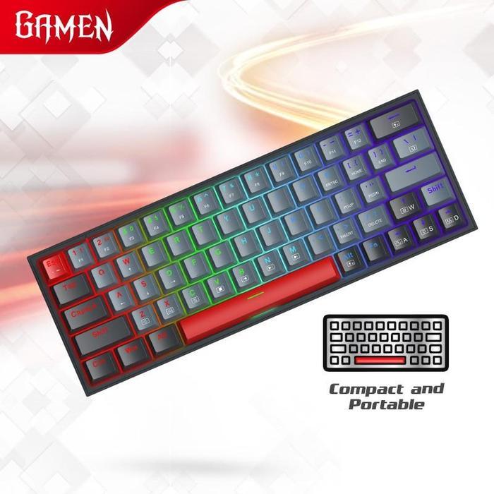 Gamen Titan V / 5 Wired Gaming Keyboard Kabel 60% Mechanical Titan Lite