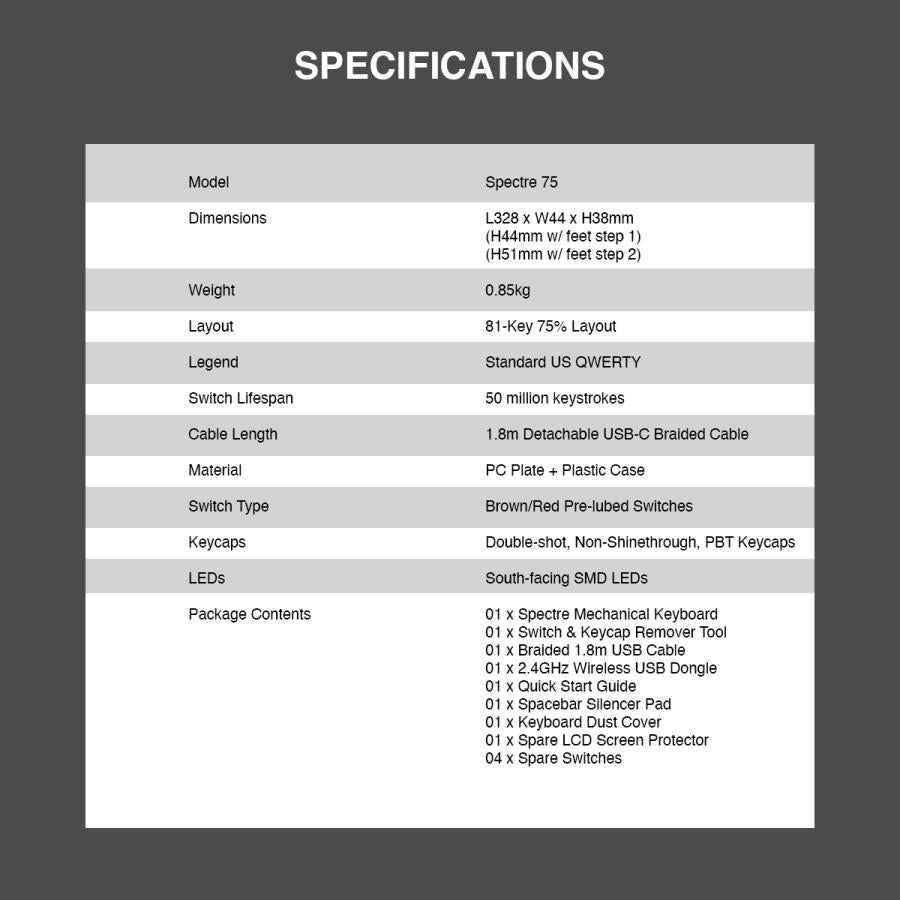 Tecware Spectre 75
