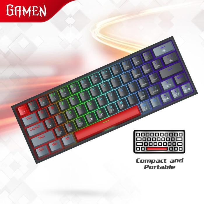 Gamen Titan V / 5 Wired Gaming Keyboard Kabel 60% Mechanical Titan Lite