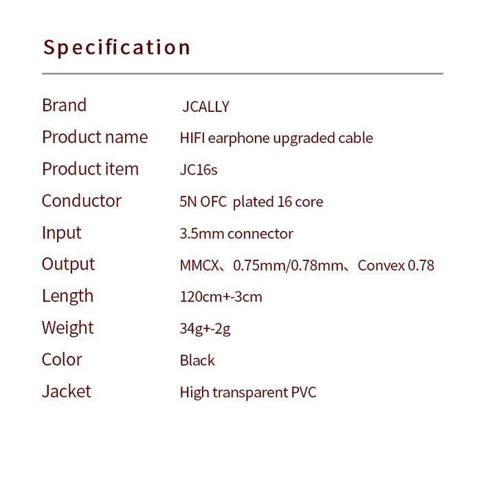 JCALLY JC16s