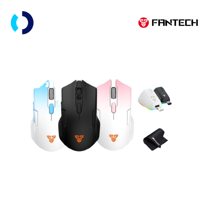 Fantech Cruiser WG11 V2RD / WG11-V2RD / WG-11V2RD Cruiser II / Cruiser 2 Wireless Gaming Mouse ARGB with Docking