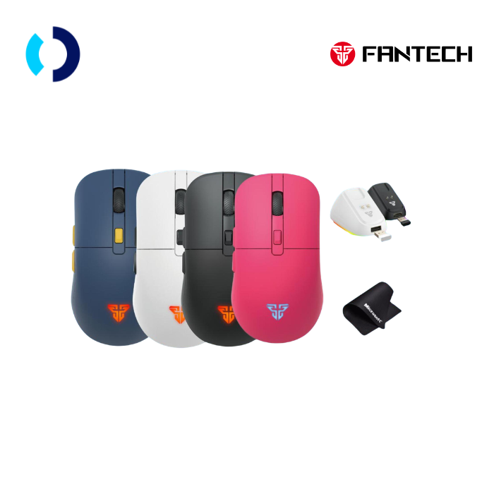 Fantech KANATA WG9 RD / WG9-RD / WG-9 RD Kanata Wireless Gaming Mouse ARGB with Docking