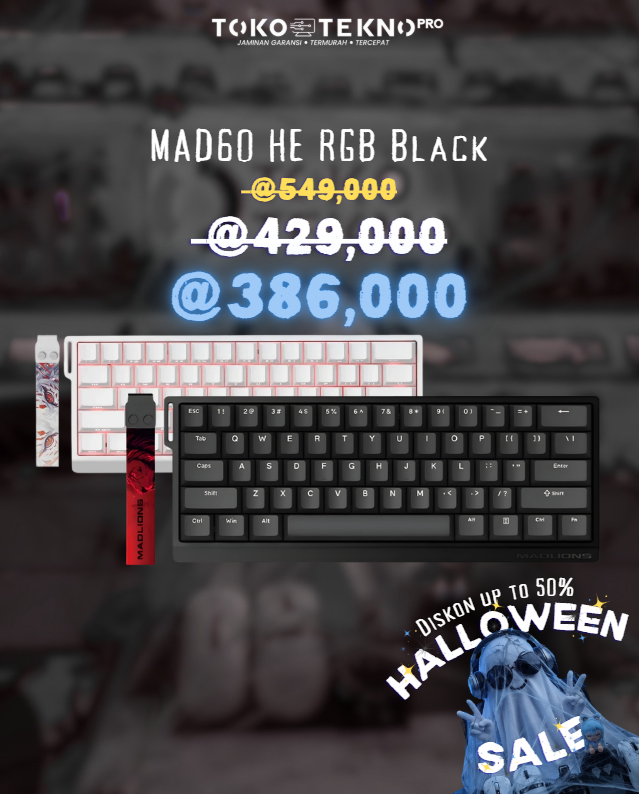 WEB SALE EXCLUSIVE! HALLOWEEN SALE MAD60 HE RGB Black