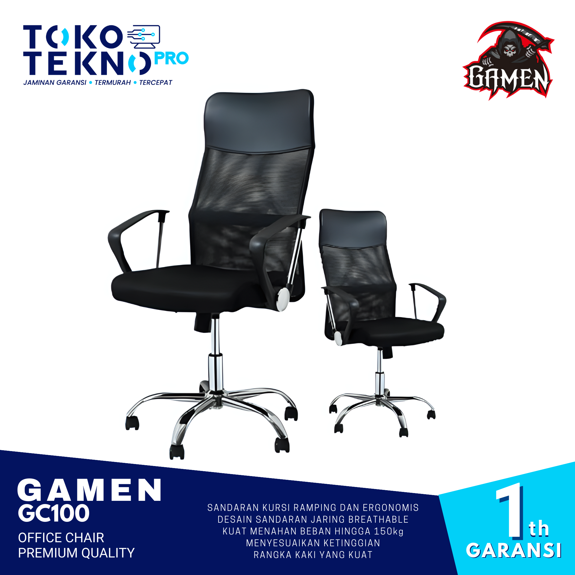 Gamen GC100 Kursi Office Kantor