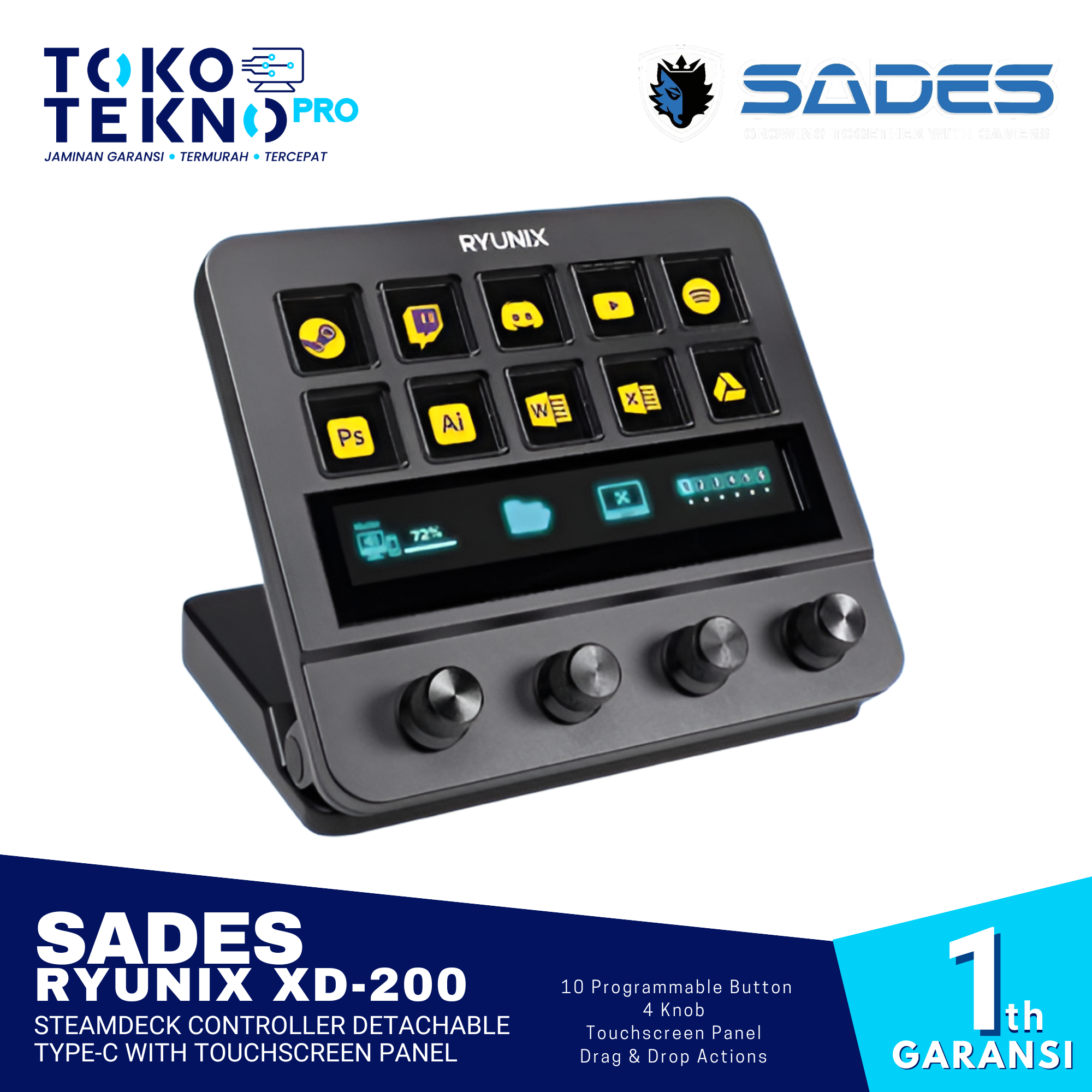 Sades Ryunix XD-200