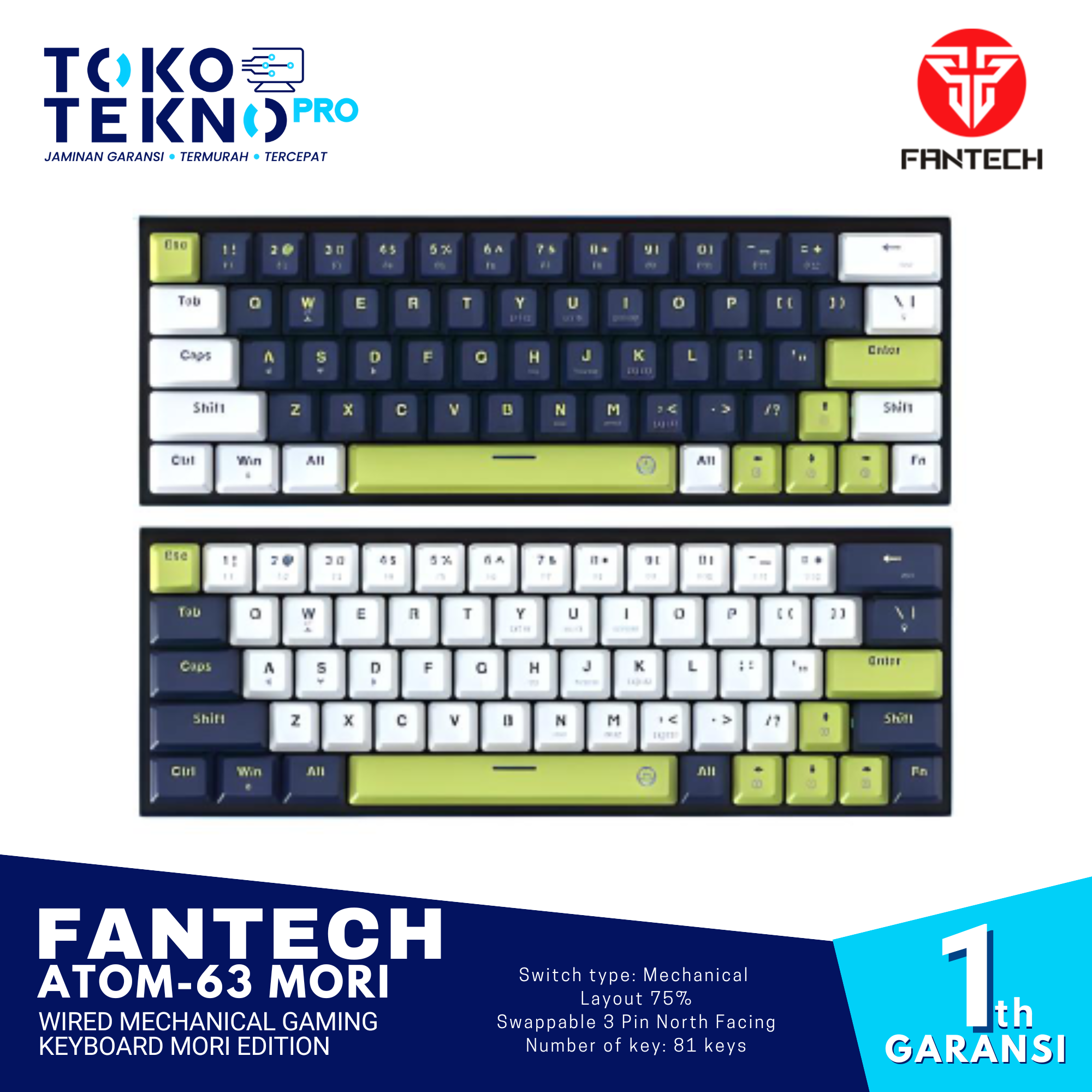 Fantech Atom-63 MorI