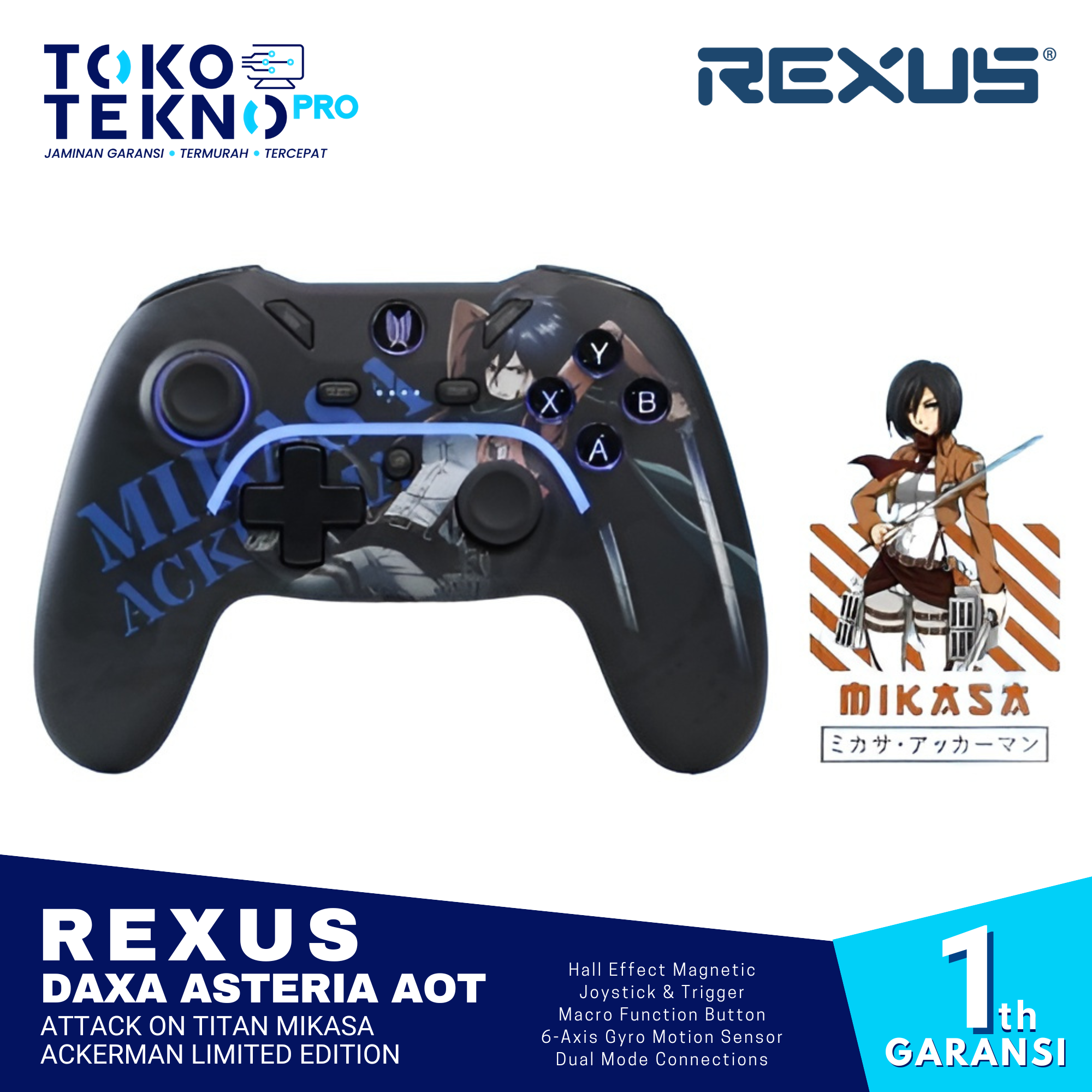 【LIMITED】Rexus Daxa Asteria AOT Mikasa Ackerman