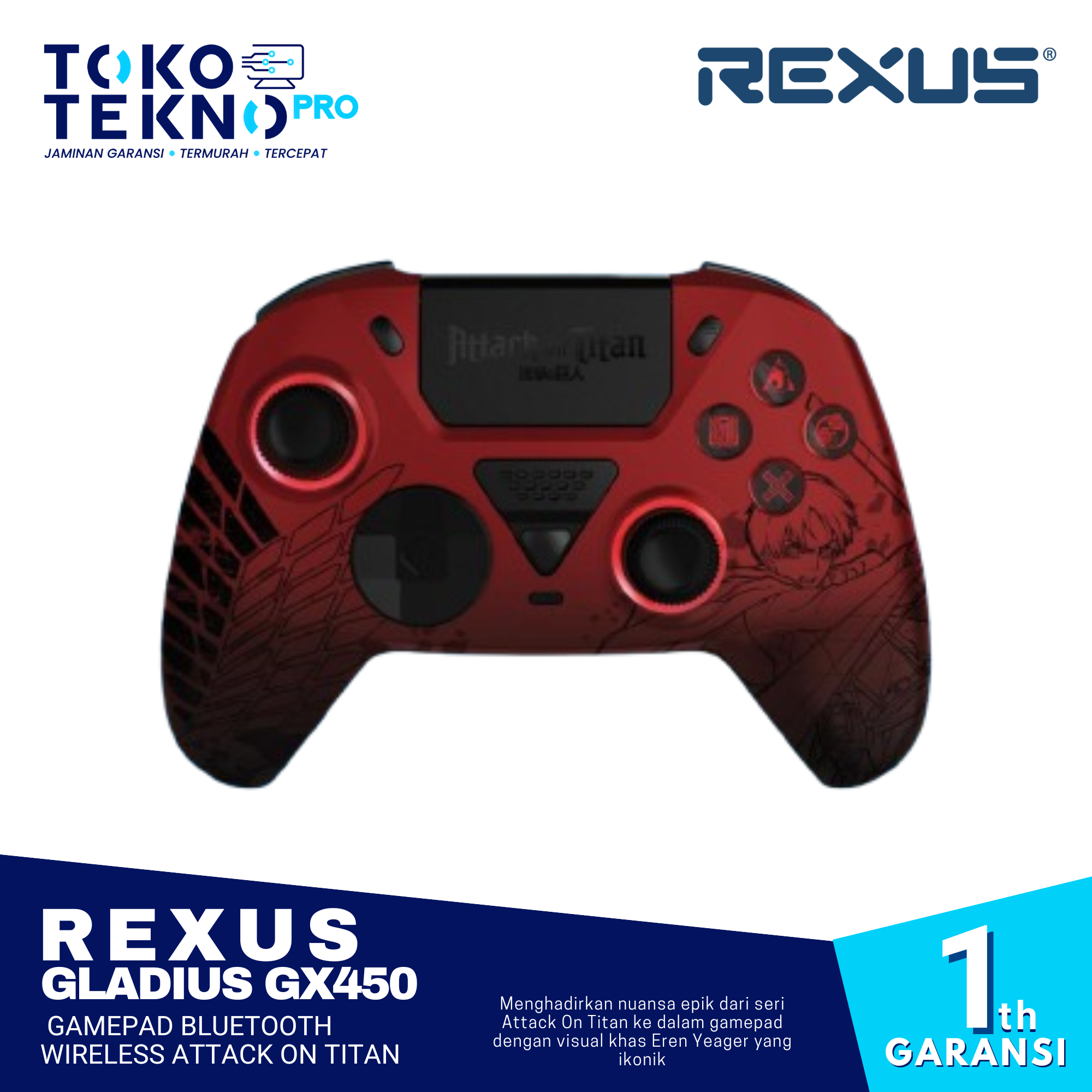 Rexus Gladius GX-450 Attack on Titan