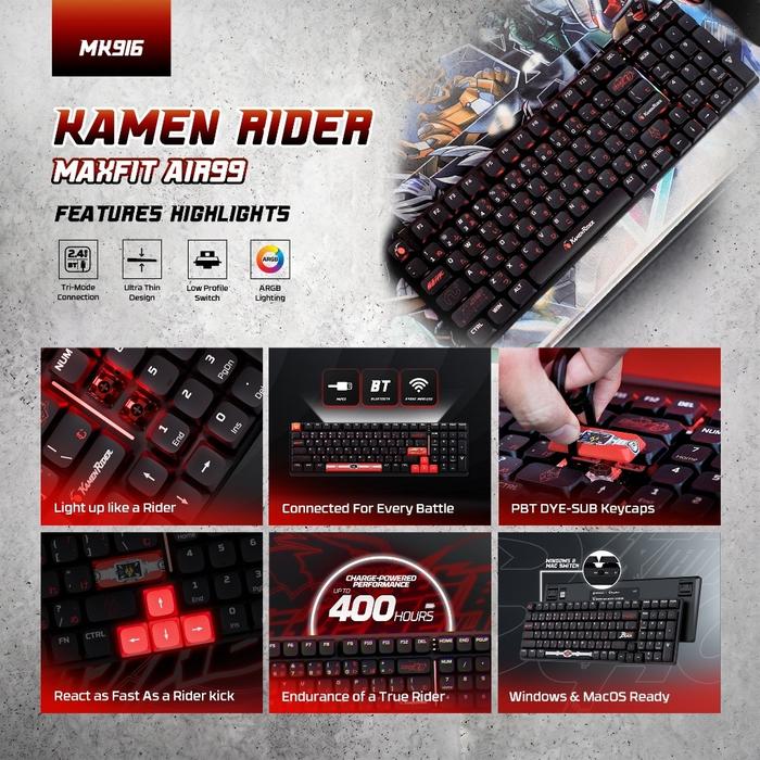 Fantech x Kamen Rider Maxfit Air99 MK916
