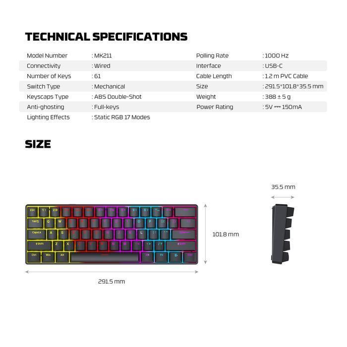 FANTECH Atom61