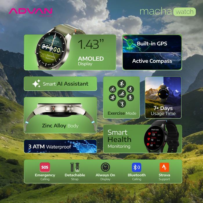 ADVAN Smartwatch Macha