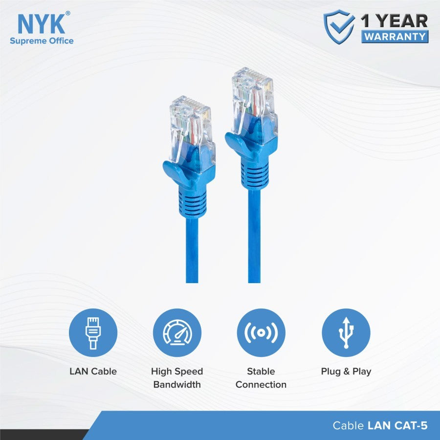 NYK Supreme Kabel LAN Cat 5 RJ45