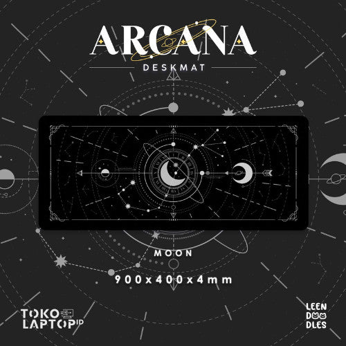 Arcana Deskmat By Leendoodles x Tokolaptopid Monochrome Edition