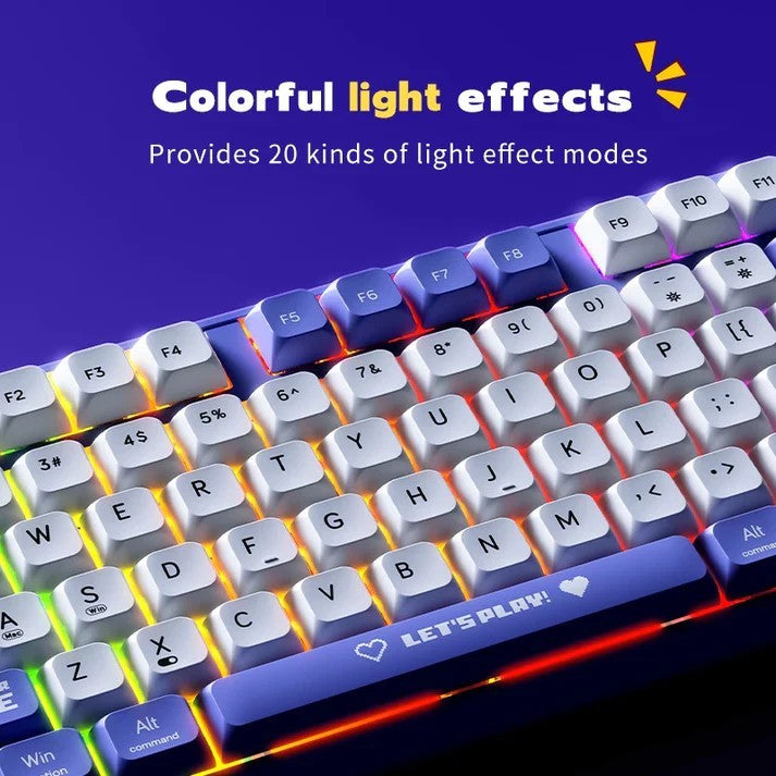 Ajazz AK870 / AK-870 Lite MC TKL Mechanical Keyboard Wired Rainbow