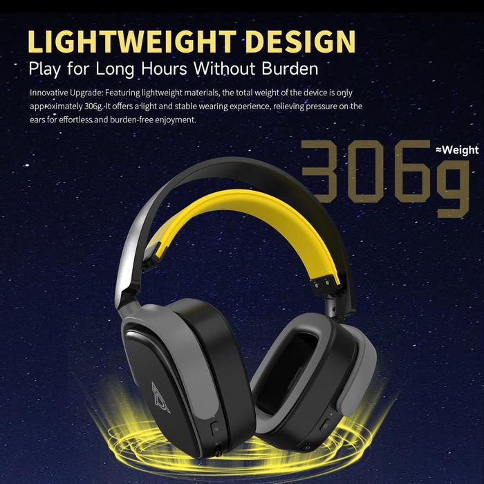 Ajazz AHM-09 MAX Wireless Gaming Headset - TOKOTEKNOPRO