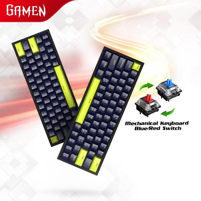 Gamen Titan V / 5 Wired Gaming Keyboard Kabel 60% Mechanical Titan Lite