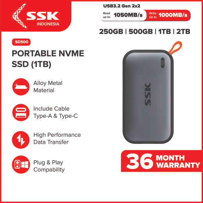SSD Portable SSK SD500