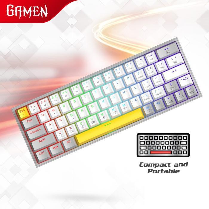 Gamen Titan V / 5 Wired Gaming Keyboard Kabel 60% Mechanical Titan Lite
