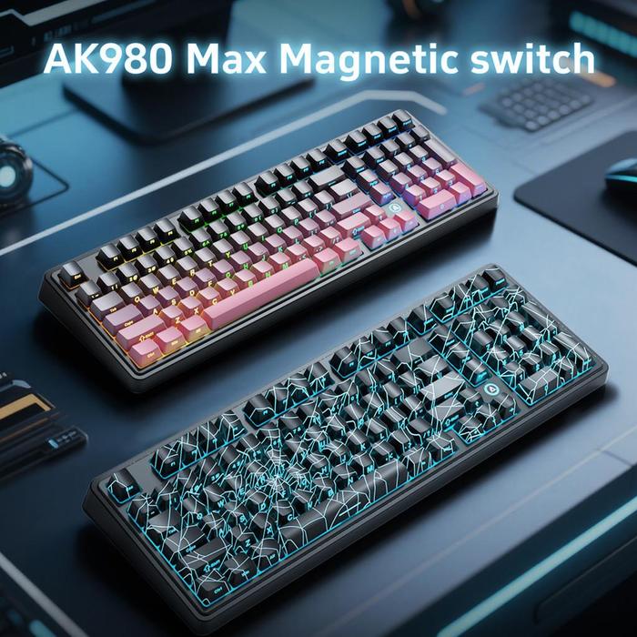 Ajazz AK980 / AK-980 / AK 980 MAX HE Wired Mechanical Keyboard