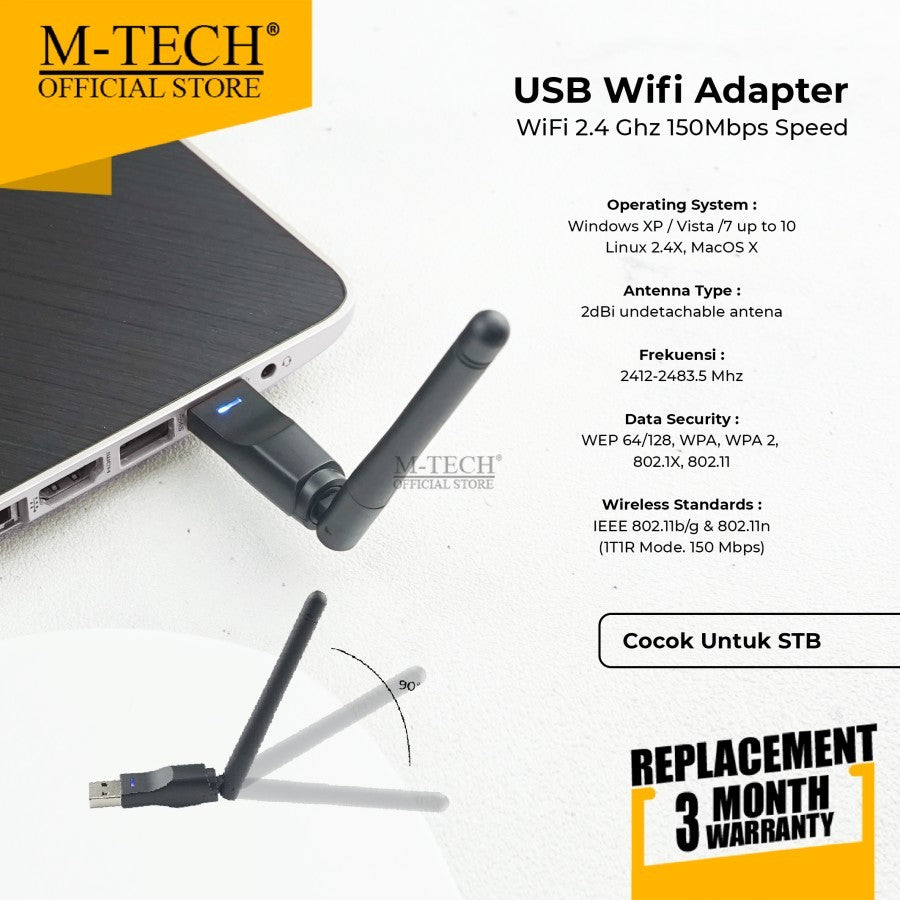 M-Tech USB Adapter Wifi