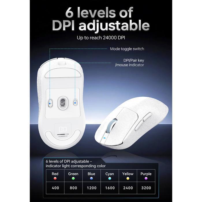 AJAZZ AJ199 / AJ-199 Carbon Fiber Tri-Mode Wireless Gaming Mouse