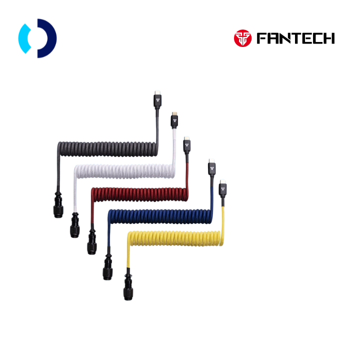 Fantech AC701 / AC-701 Coiled Cable For Mechanical Gaming Keyboard