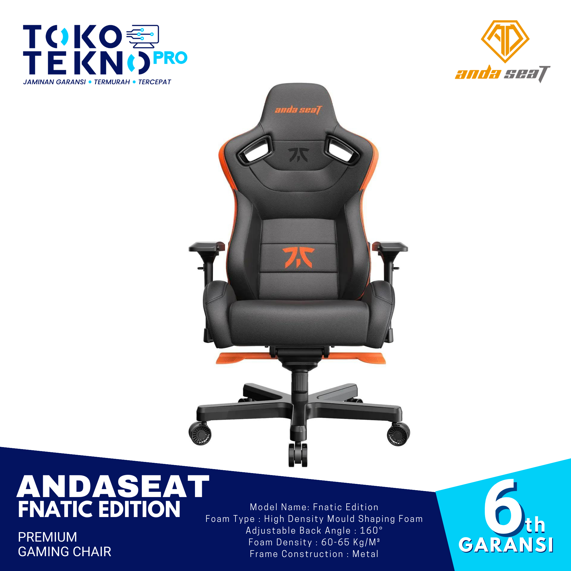 Andaseat Fnatic Edition Premium Gaming Chair