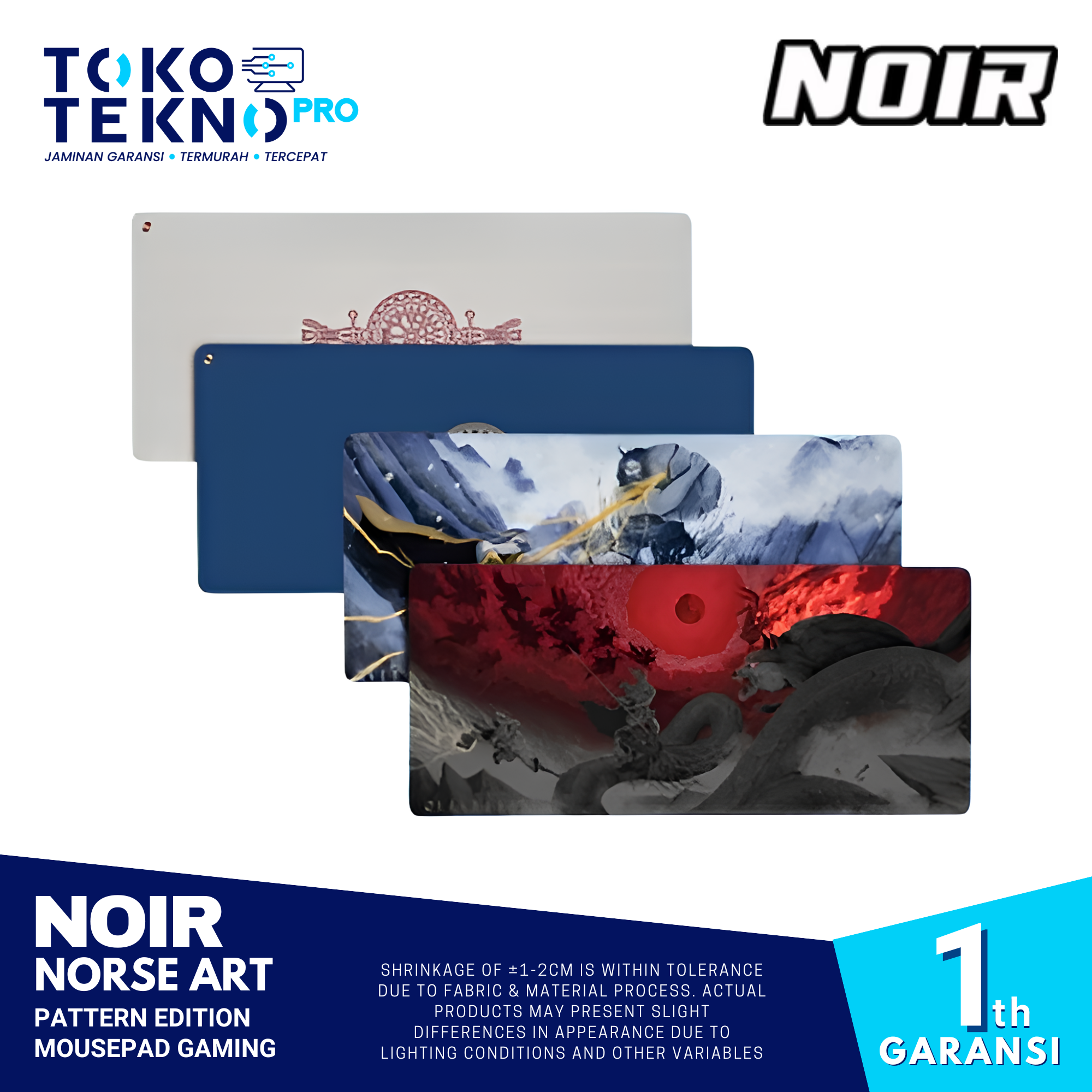 Noir Deskmat Norse Art Edition