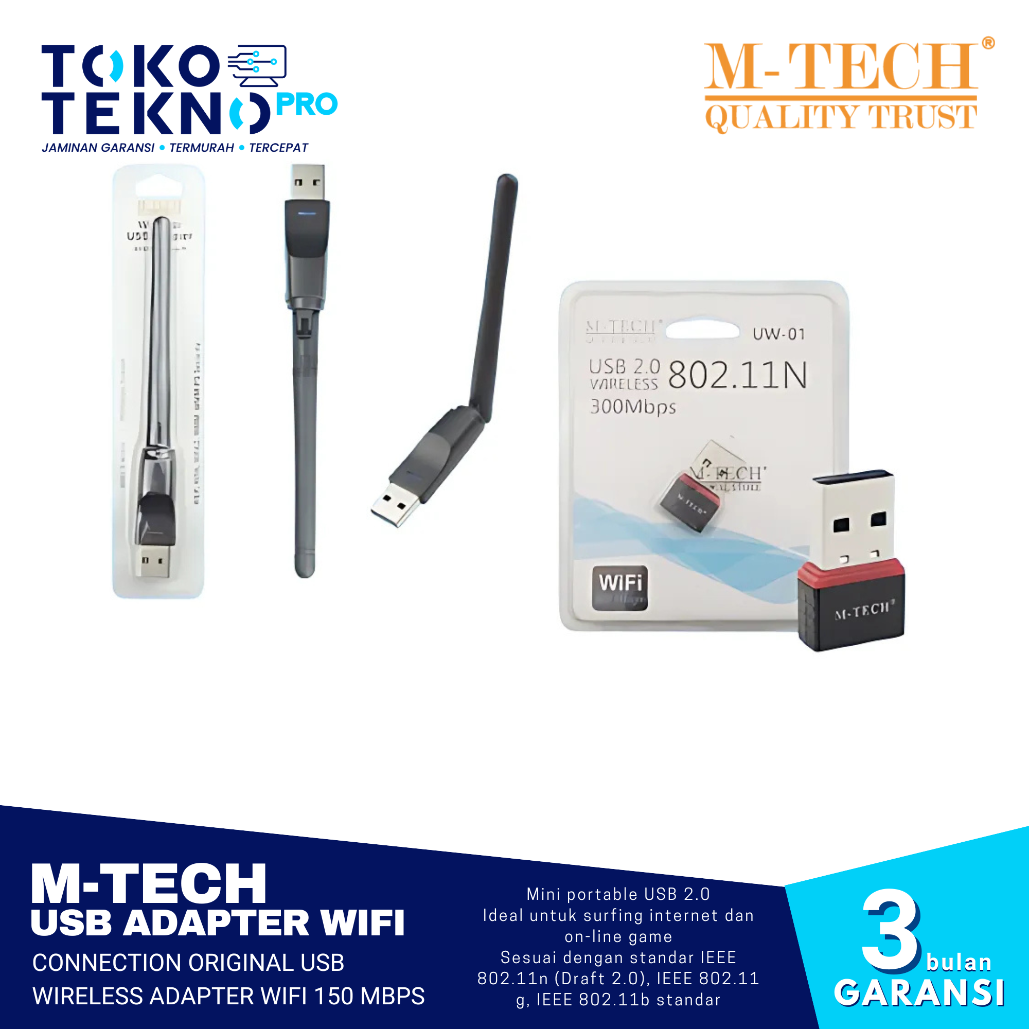 M-Tech USB Adapter Wifi