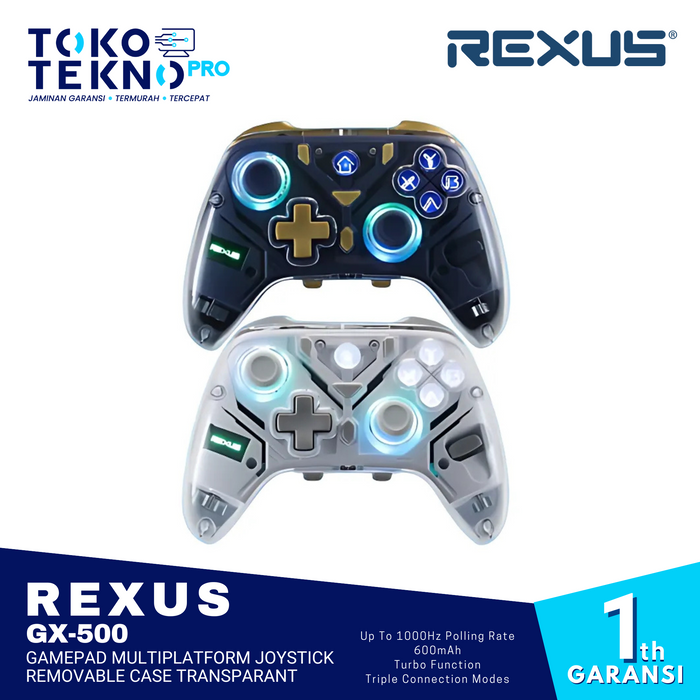 Rexus Packaging Rexus GX500 / GX-500 Gamepad Multiplatform Joystick Removable Case ...