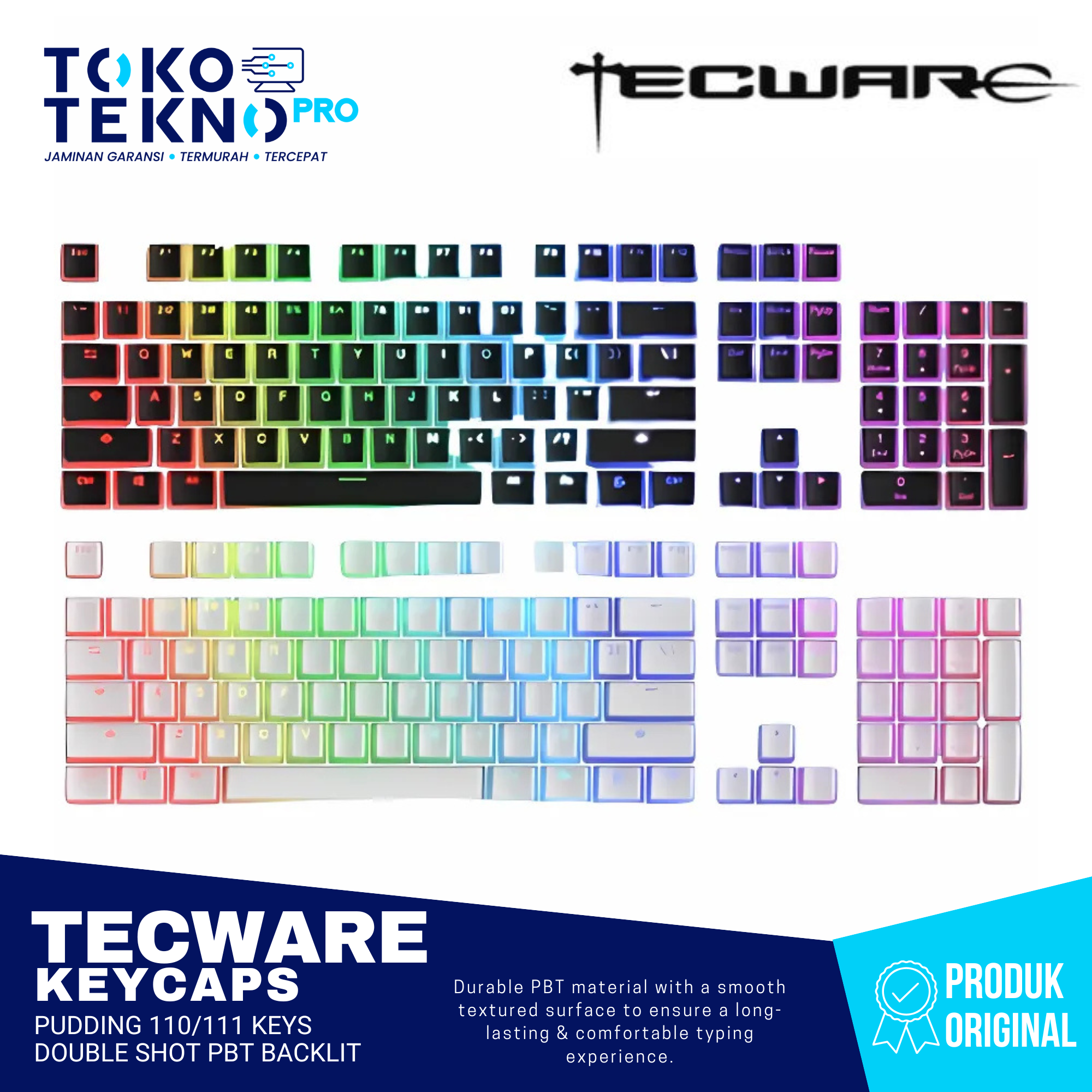 Tecware Keycaps Pudding