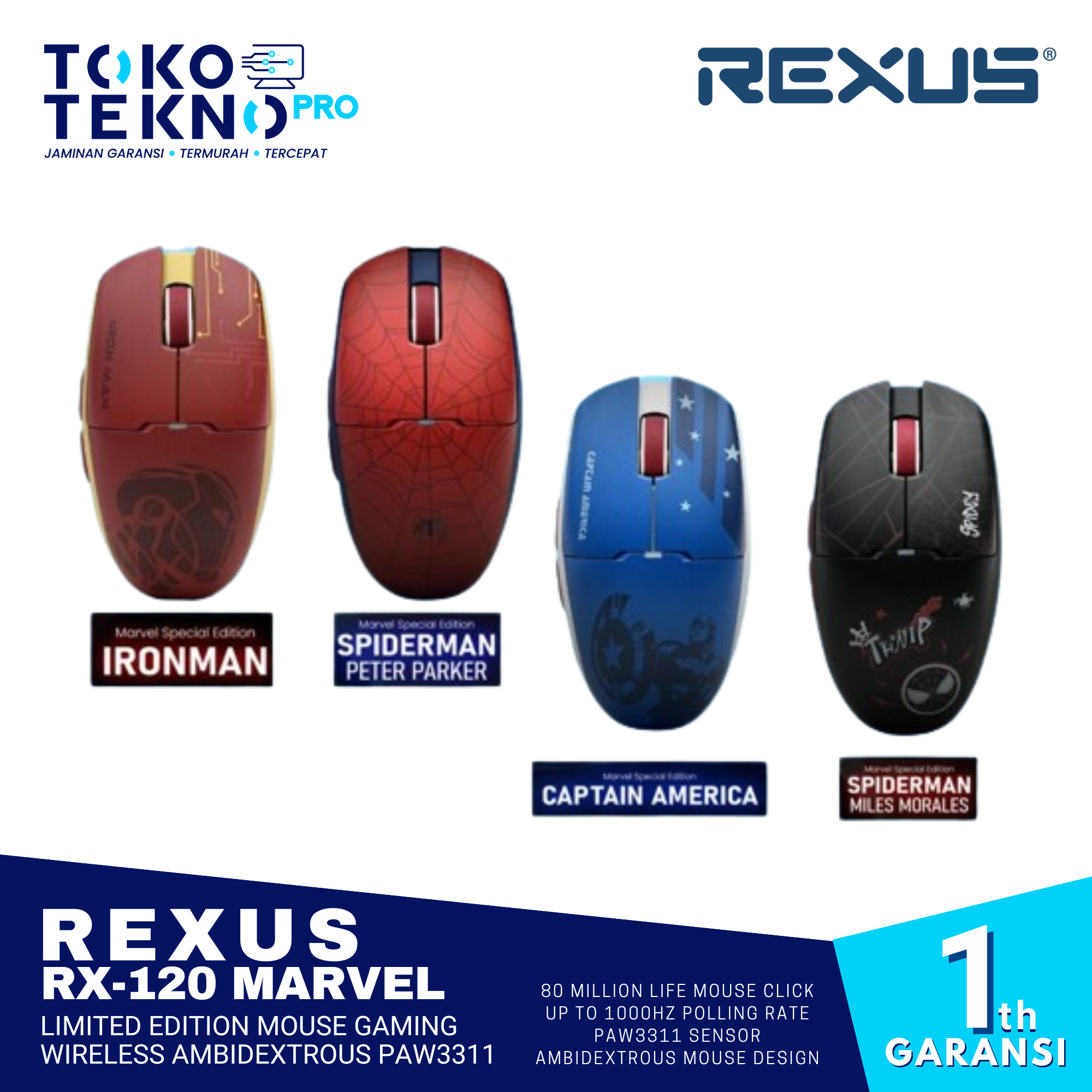 Rexus Riva RX-120 Marvel Limited Edition