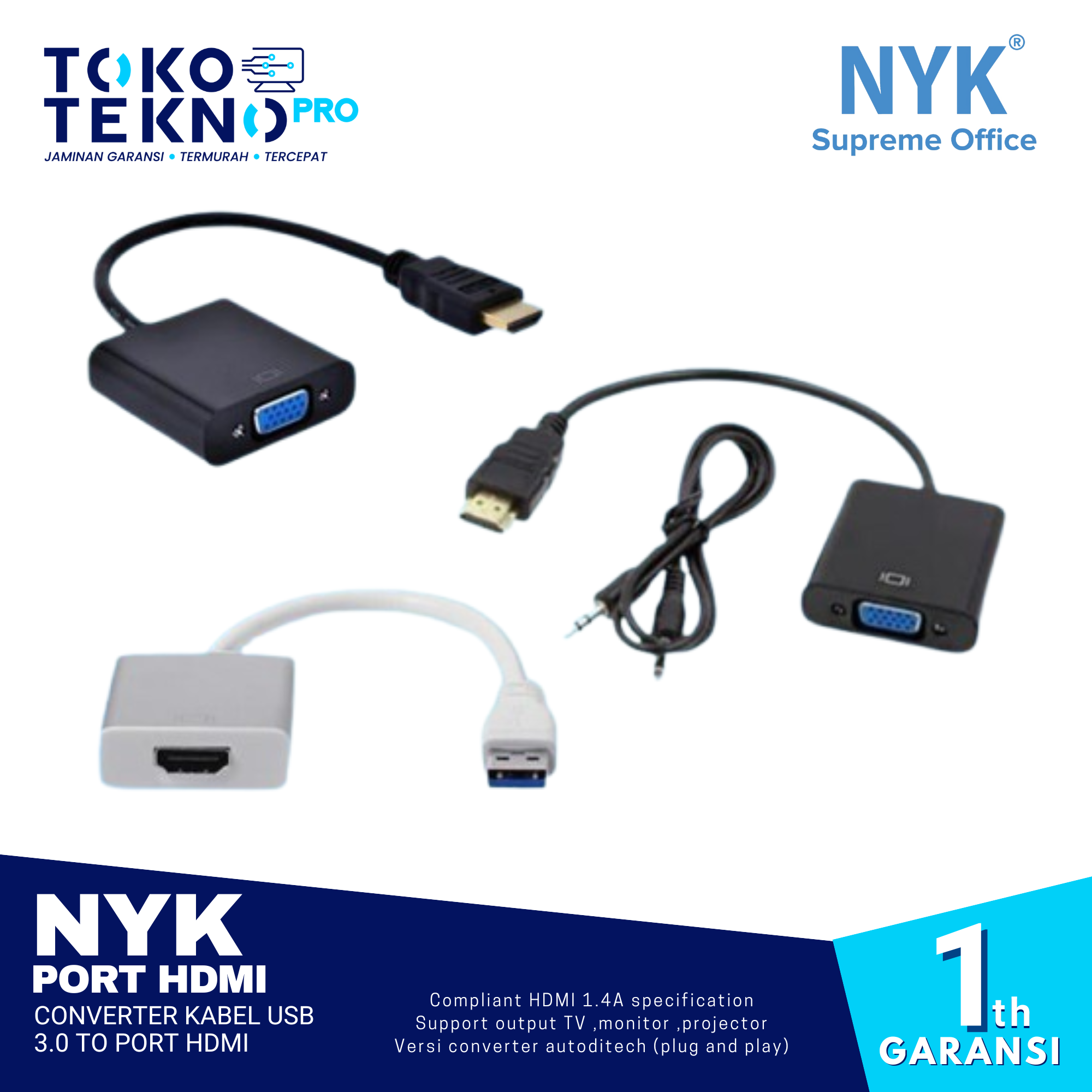 NYK Converter Kabel USB 3.0