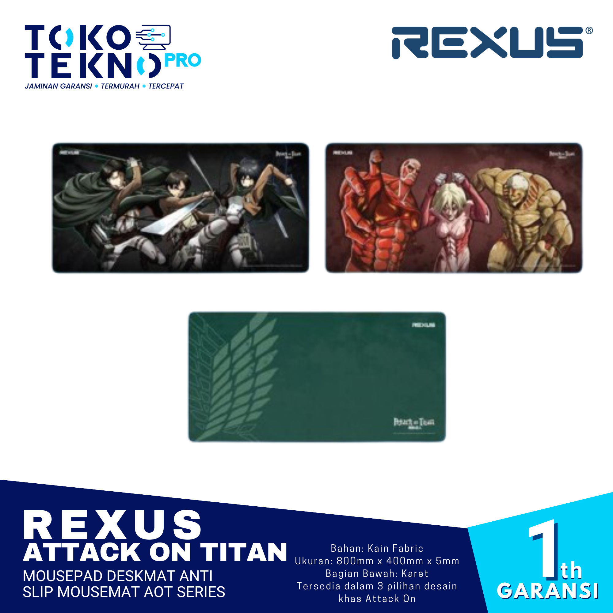 [LIMITED] Rexus x Attack on Titan