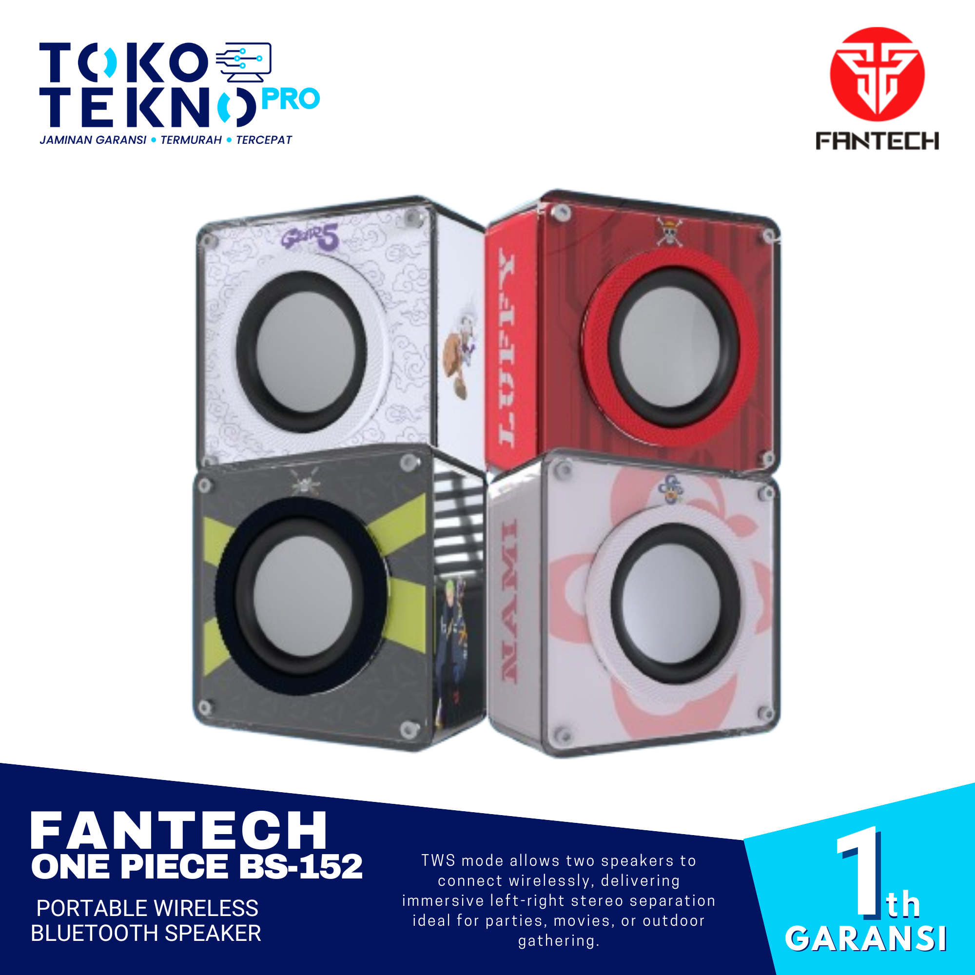 FANTECH x OnePiece BS-152 Speaker Egghead