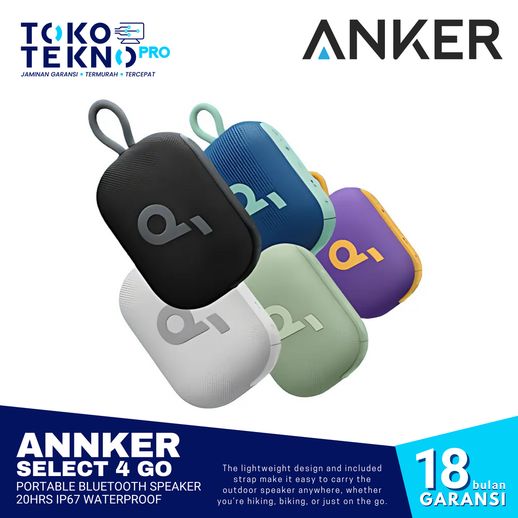 Anker Soundcore Select 4 Go Portable Bluetooth Speaker 20Hrs IP67