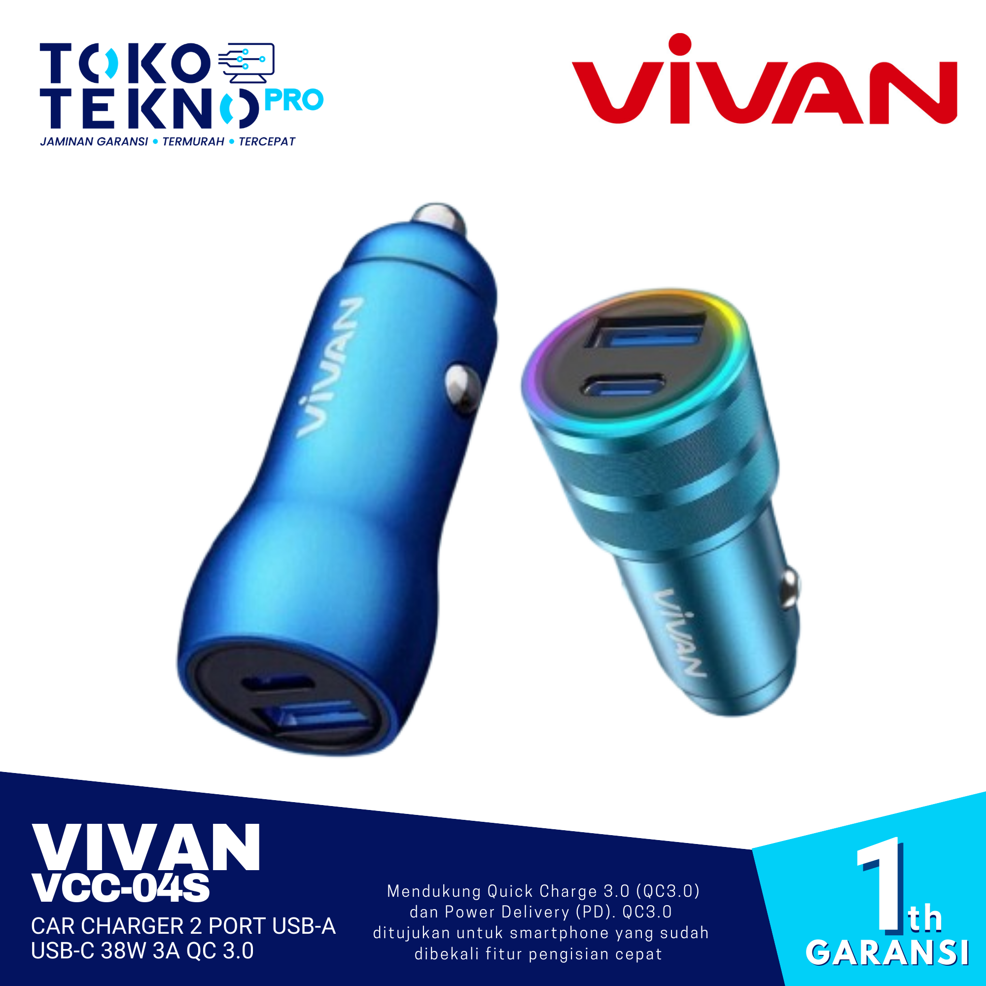 Vivan VCC-04S Car Charger