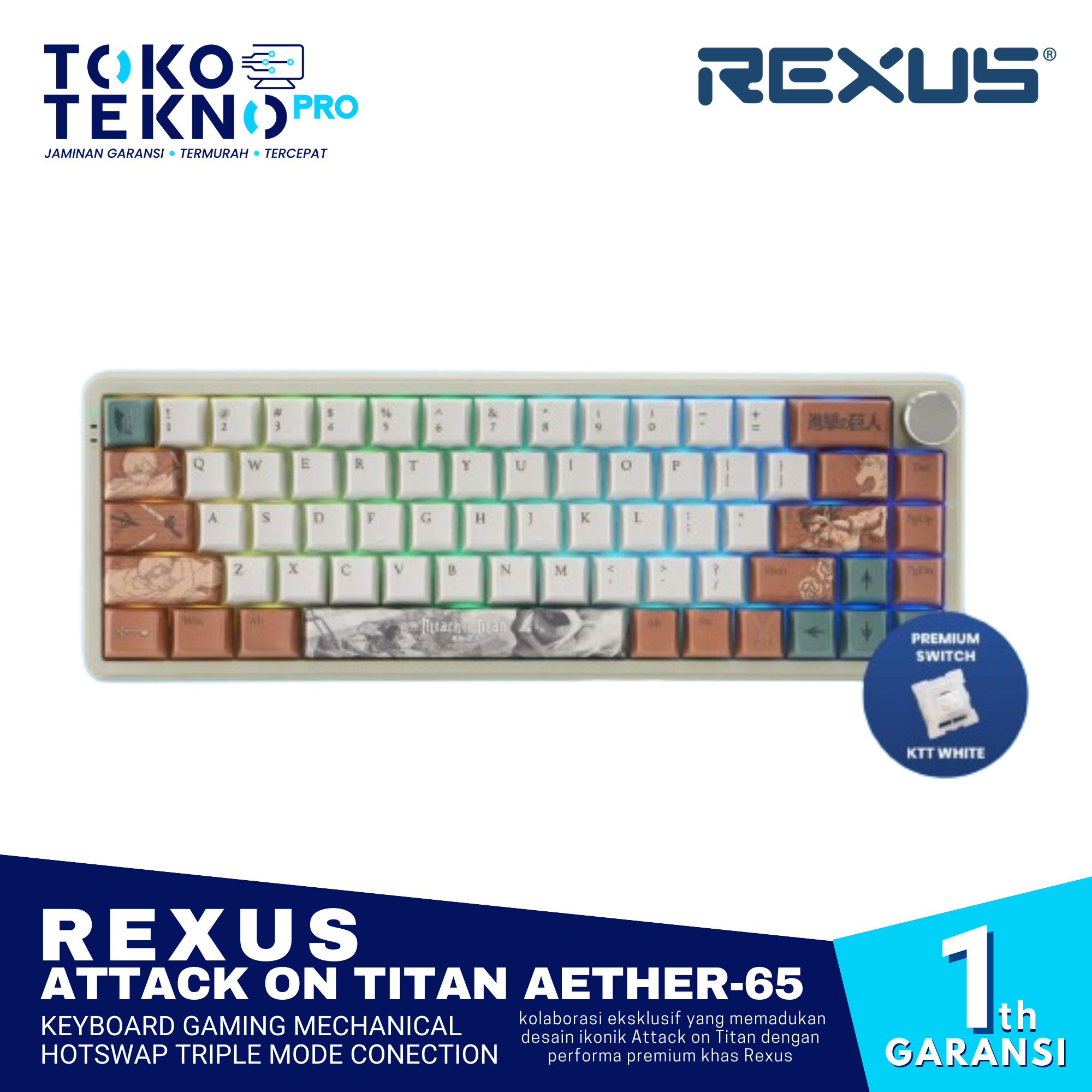 Rexus x Attack on Titan AETHER-65