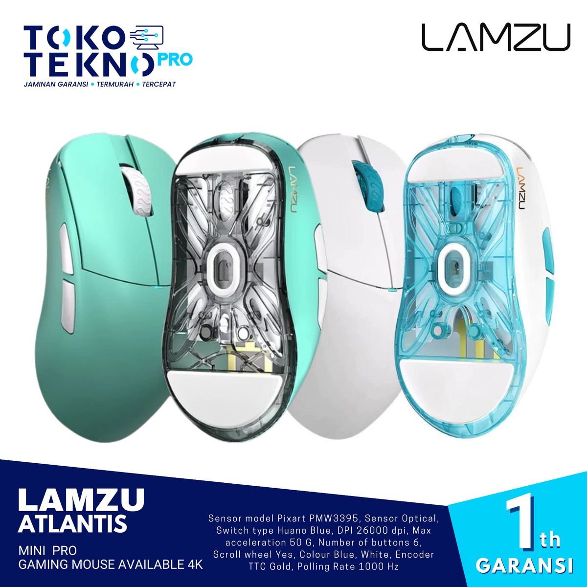 Lamzu Atlantis Mini Pro Wireless Superlight Gaming Mouse Available Lamzu Atlantis Mini Pro Wireless Superlight Gaming Mouse Available