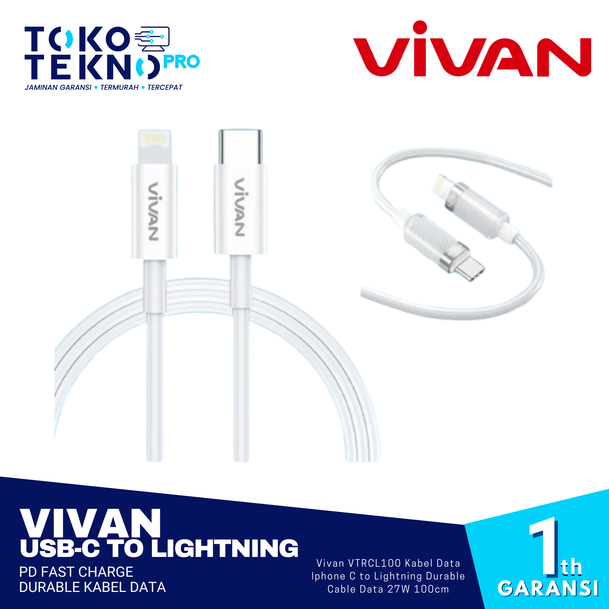 Vivan USB-C to Lightning