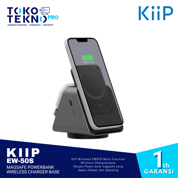 KiiP Wireless EW50S EW-50S Magsafe Powerbank Wireless Charger
