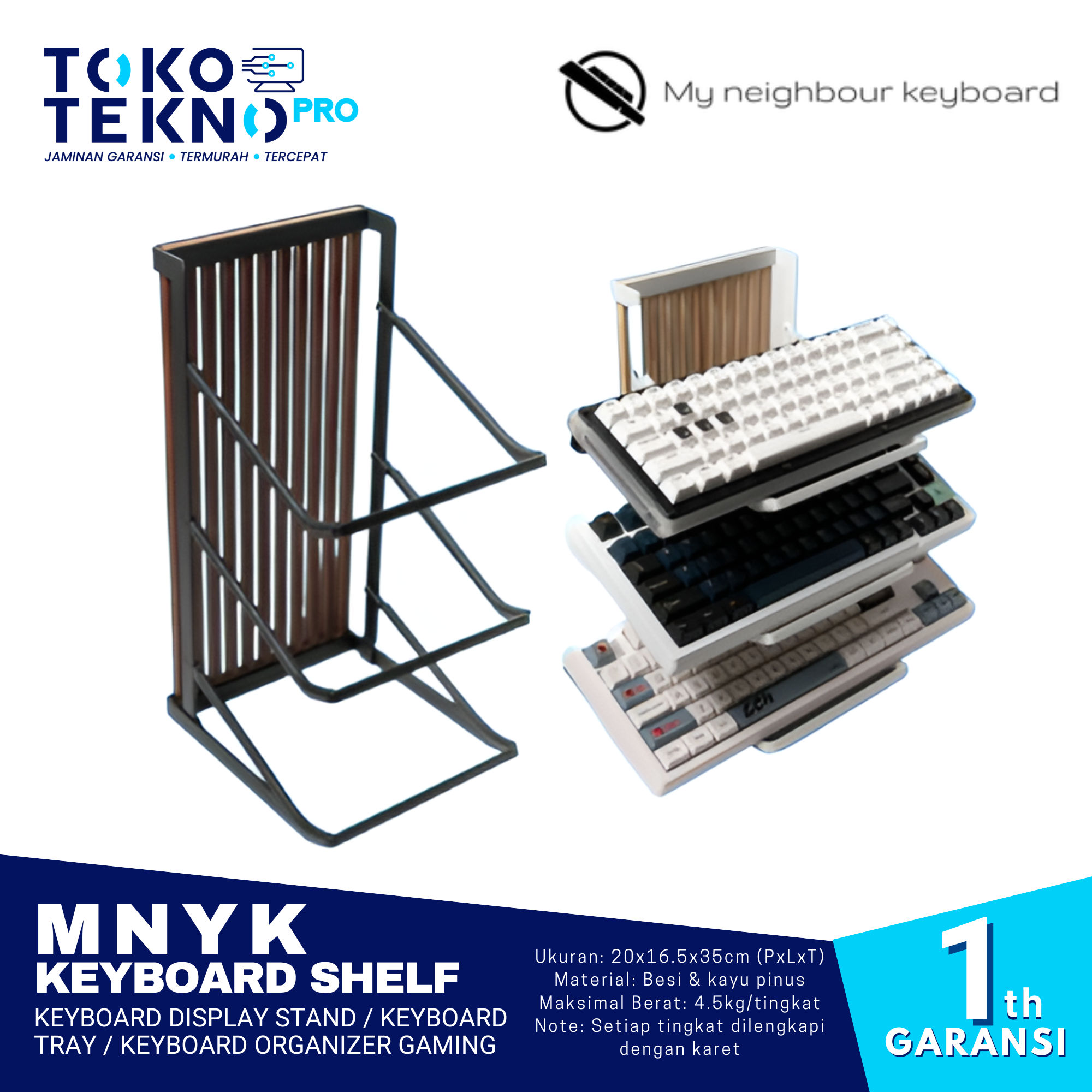 MYNK Keyboard Shelf