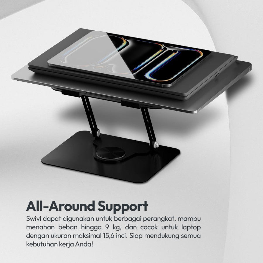 Noir Neo Swivl Stand