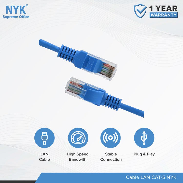 NYK Supreme Kabel LAN Cat 5 RJ45