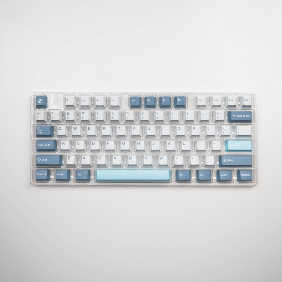 Noir Azure Keycaps PBT Doubleshot Cherry